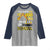 I Crushed 100 Days Of School Raglan Shirt Construction Vehicle Excavators