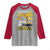 I Crushed 100 Days Of School Raglan Shirt Construction Vehicle Excavators