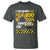 I Crushed 100 Days Of School T Shirt Construction Vehicle Excavators