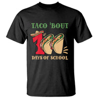 Funny Taco 'Bout 100 Days Of School T Shirt Sombrero Mexican Teachers