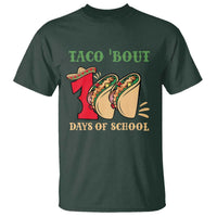 Funny Taco 'Bout 100 Days Of School T Shirt Sombrero Mexican Teachers
