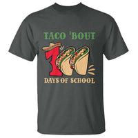 Funny Taco 'Bout 100 Days Of School T Shirt Sombrero Mexican Teachers
