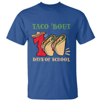 Funny Taco 'Bout 100 Days Of School T Shirt Sombrero Mexican Teachers