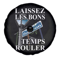 Funny Mardi Gras Laissez Les Bons Temps Rouler Spare Tire Cover Bourbon Street Sign