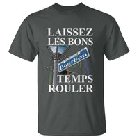 Funny Mardi Gras Laissez Les Bons Temps Rouler T Shirt Bourbon Street Sign