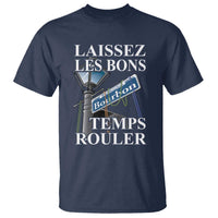 Funny Mardi Gras Laissez Les Bons Temps Rouler T Shirt Bourbon Street Sign