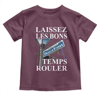 Funny Mardi Gras Laissez Les Bons Temps Rouler Toddler T Shirt Bourbon Street Sign