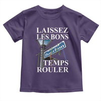 Funny Mardi Gras Laissez Les Bons Temps Rouler Toddler T Shirt Bourbon Street Sign