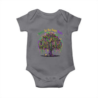 Funny Mardi Gras Bead Tree Carnival New Orleans Coconut Baby Onesie