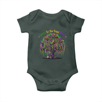 Funny Mardi Gras Bead Tree Carnival New Orleans Coconut Baby Onesie