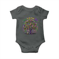 Funny Mardi Gras Bead Tree Carnival New Orleans Coconut Baby Onesie