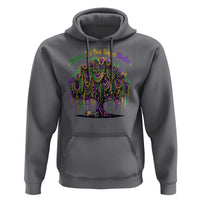 Funny Mardi Gras Bead Tree Carnival New Orleans Coconut Hoodie