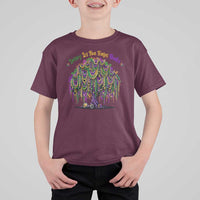 Funny Mardi Gras Bead Tree Carnival New Orleans Coconut T Shirt For Kid