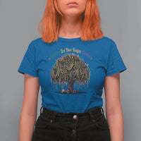 Funny Mardi Gras Bead Tree Carnival New Orleans Coconut T Shirt For Women