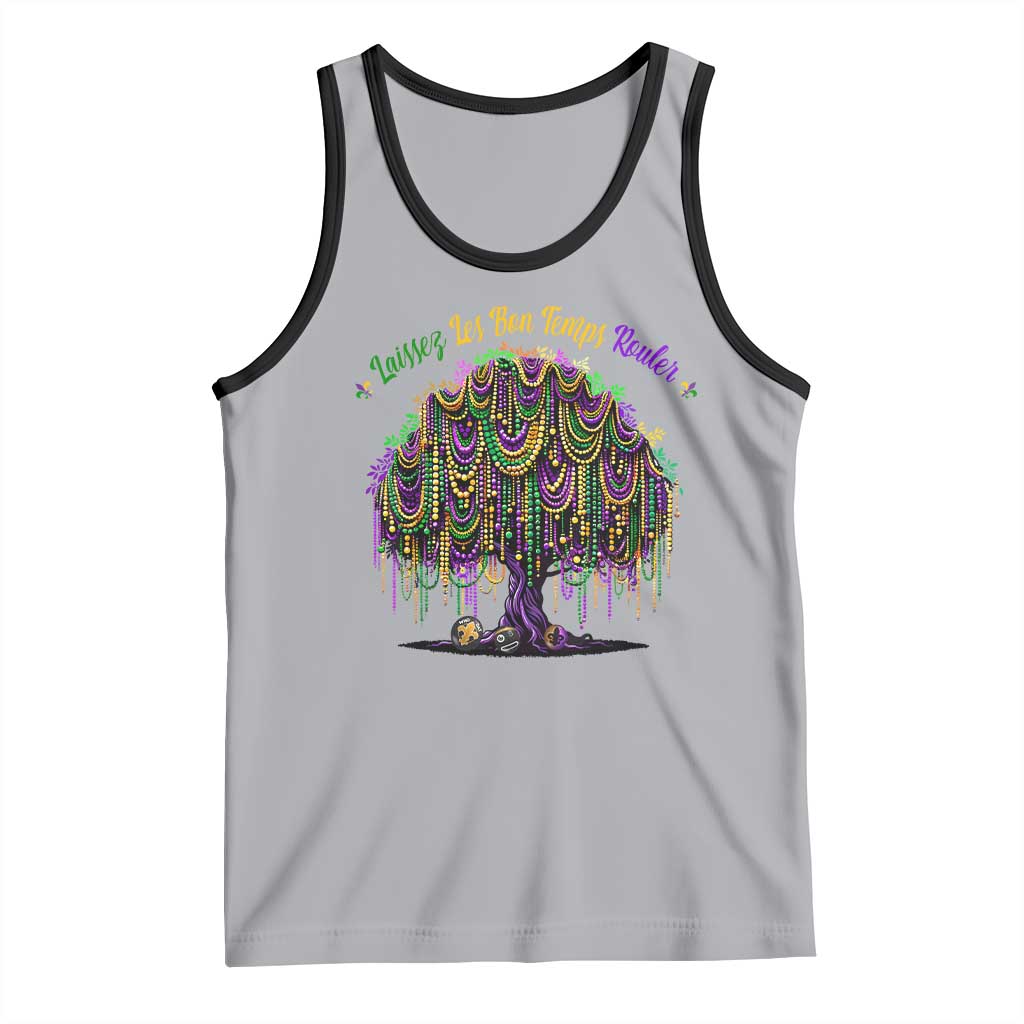 Funny Mardi Gras Bead Tree Carnival New Orleans Coconut Tank Top