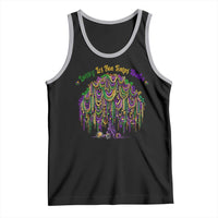 Funny Mardi Gras Bead Tree Carnival New Orleans Coconut Tank Top