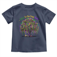Funny Mardi Gras Bead Tree Carnival New Orleans Coconut Toddler T Shirt