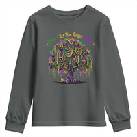 Funny Mardi Gras Bead Tree Carnival New Orleans Coconut Youth Sweatshirt