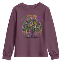 Funny Mardi Gras Bead Tree Carnival New Orleans Coconut Youth Sweatshirt