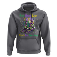 Funny Mardi Gras Hoodie These Boots Were Made For Marching