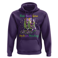 Funny Mardi Gras Hoodie These Boots Were Made For Marching