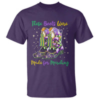 Funny Mardi Gras T Shirt These Boots Were Made For Marching