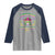 Funny Mardi Gras Raglan Shirt Let The Shenanigans Begin Jester Hat