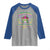 Funny Mardi Gras Raglan Shirt Let The Shenanigans Begin Jester Hat