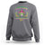 Funny Mardi Gras Sweatshirt Let The Shenanigans Begin Jester Hat