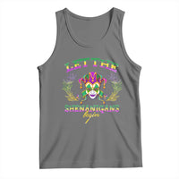Funny Mardi Gras Tank Top Let The Shenanigans Begin Jester Hat