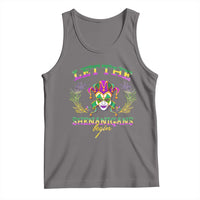 Funny Mardi Gras Tank Top Let The Shenanigans Begin Jester Hat