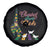 Funny Courir De Mardi Gras Spare Tire Cover Chasing Dem Chicks Carnival