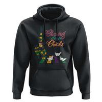 Funny Courir De Mardi Gras Hoodie Chasing Dem Chicks Carnival