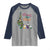 Funny Courir De Mardi Gras Raglan Shirt Chasing Dem Chicks Carnival
