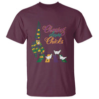 Funny Courir De Mardi Gras T Shirt Chasing Dem Chicks Carnival