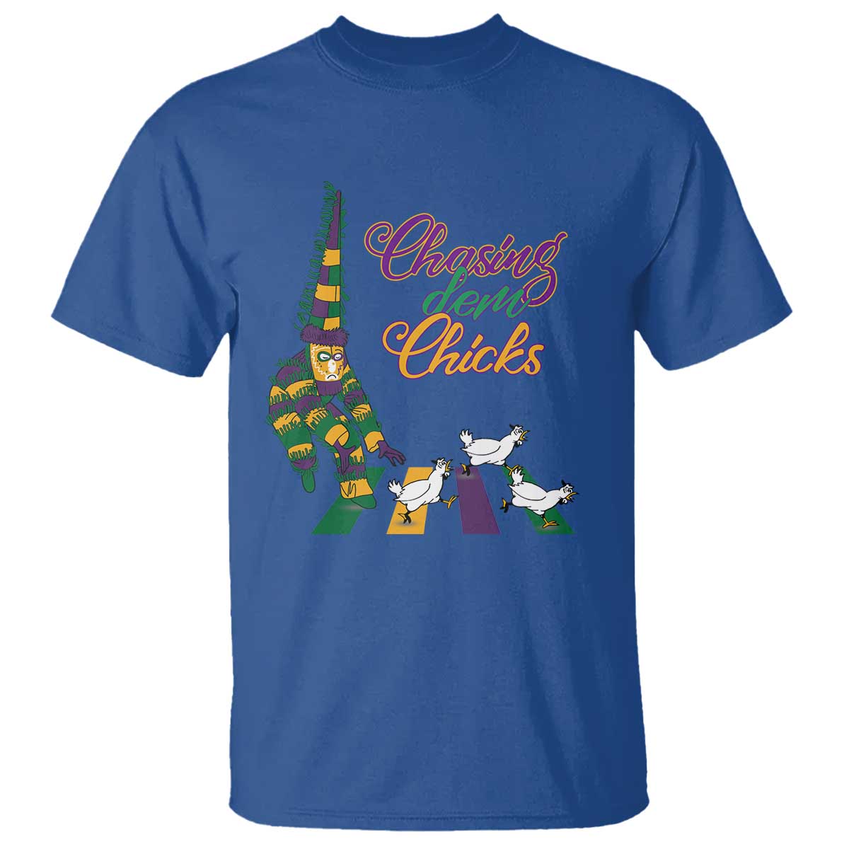 Funny Courir De Mardi Gras T Shirt Chasing Dem Chicks Carnival