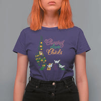 Funny Courir De Mardi Gras T Shirt For Women Chasing Dem Chicks Carnival