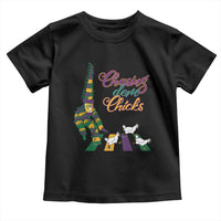 Funny Courir De Mardi Gras Toddler T Shirt Chasing Dem Chicks Carnival