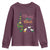 Funny Courir De Mardi Gras Youth Sweatshirt Chasing Dem Chicks Carnival