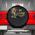 Funny I'm Catchin' If You're Throwin' Mardi Gras Spare Tire Cover Crawfish Beads Fleur De Lys