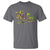 Funny I'm Catchin' If You're Throwin' Mardi Gras T Shirt Crawfish Beads Fleur De Lys