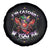 Funny I'm Catchin' If You're Throwin' Mardi Gras Spare Tire Cover Crawfish Beads Jester Hat
