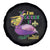 Funny Mardi Gras Pelican Spare Tire Cover I'm Catchin' If You're Throwin' Beads Doubloons