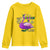Funny Mardi Gras Pelican Youth Sweatshirt I'm Catchin' If You're Throwin' Beads Doubloons
