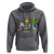Funny Mardi Gras Drinking Hoodie Drink Drank Drunk Glass Of Wine Alligators
