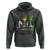 Funny Mardi Gras Drinking Hoodie Drink Drank Drunk Glass Of Wine Alligators