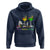 Funny Mardi Gras Drinking Hoodie Drink Drank Drunk Glass Of Wine Alligators