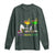Funny Mardi Gras Drinking Long Sleeve Shirt Drink Drank Drunk Glass Of Wine Alligators