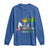 Funny Mardi Gras Drinking Long Sleeve Shirt Drink Drank Drunk Glass Of Wine Alligators