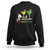 Funny Mardi Gras Drinking Sweatshirt Drink Drank Drunk Glass Of Wine Alligators
